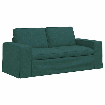 Sofa Dunkelgrün 182 x 80 x 82 cm Stoff