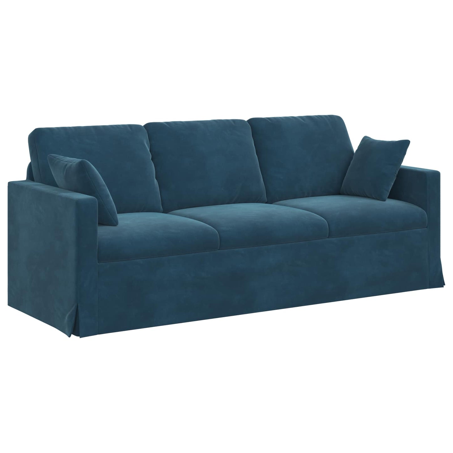 Sofa Blau 198 x 78 x 80 cm Samt