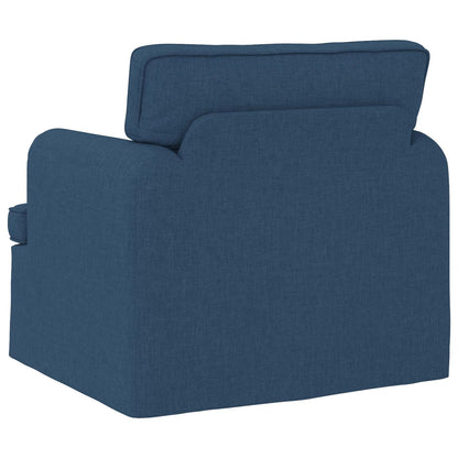 Sofa Blau 84 x 80 x 85 cm Stoff