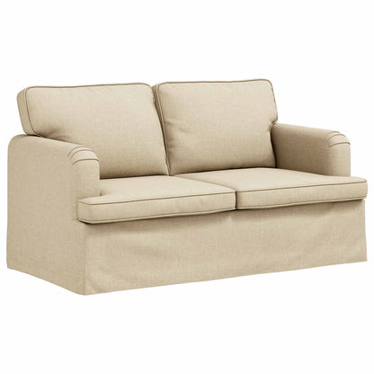 Sofa Creme 144 x 80 x 85 cm Stoff