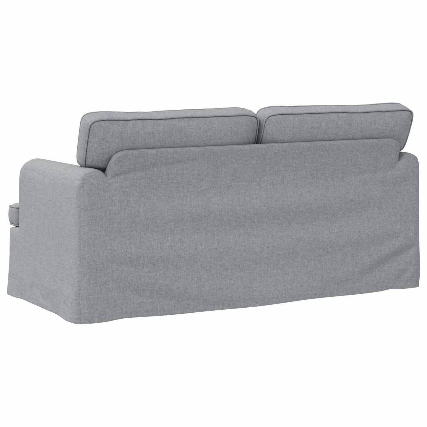 Sofa Hellgrau 142 x 80 x 85 cm Stoff