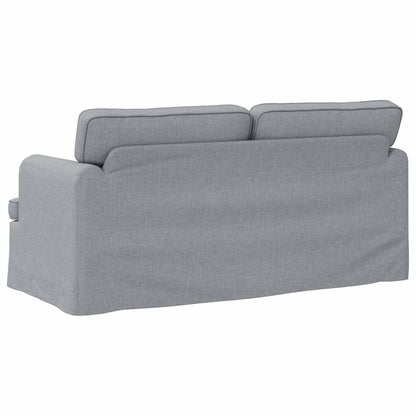 Sofa Hellgrau 142 x 80 x 85 cm Stoff