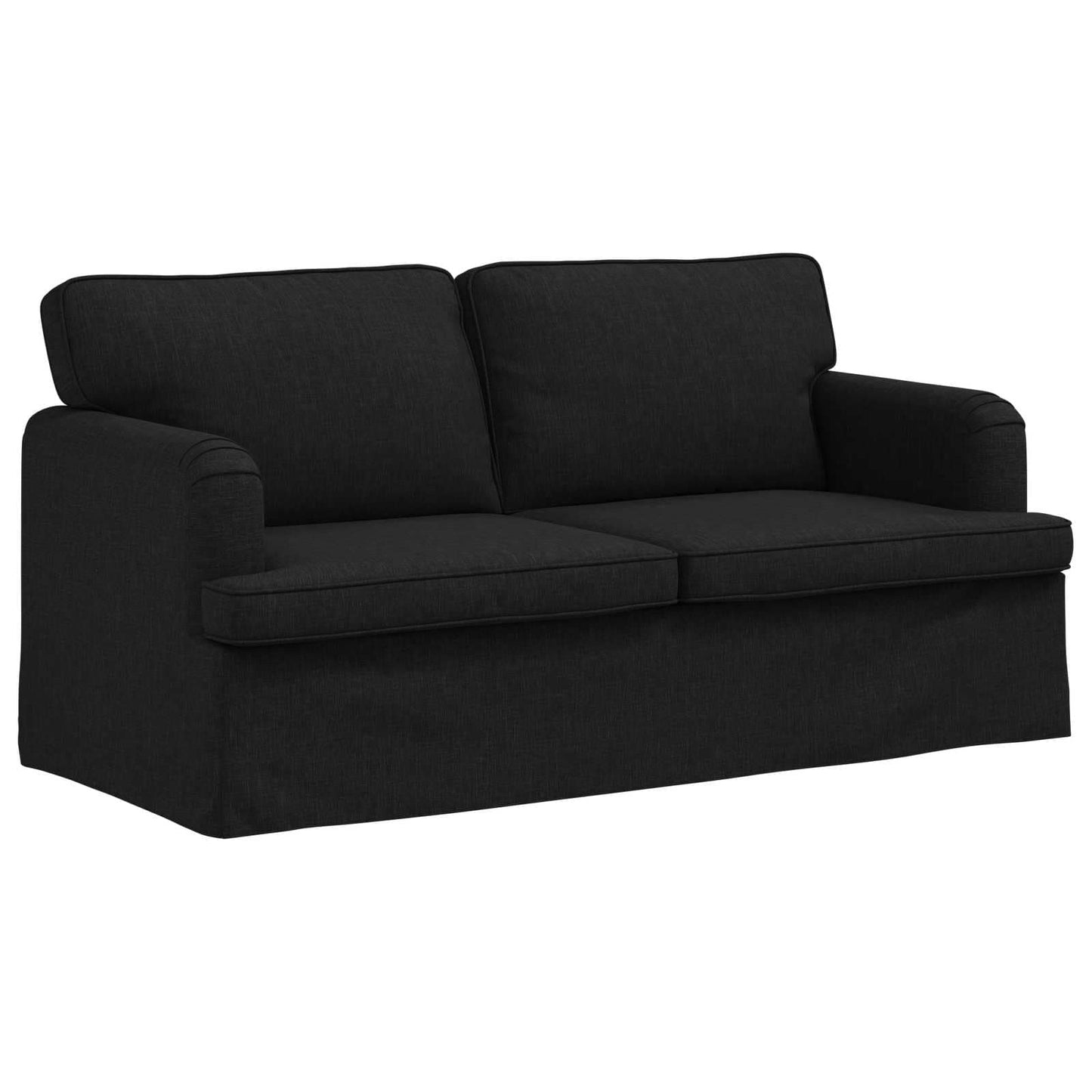 Sofa Schwarz 142 x 80 x 85 cm Stoff