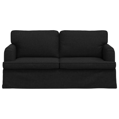 Sofa Schwarz 142 x 80 x 85 cm Stoff
