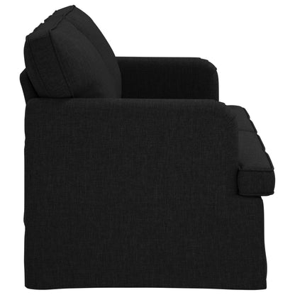 Sofa Schwarz 142 x 80 x 85 cm Stoff
