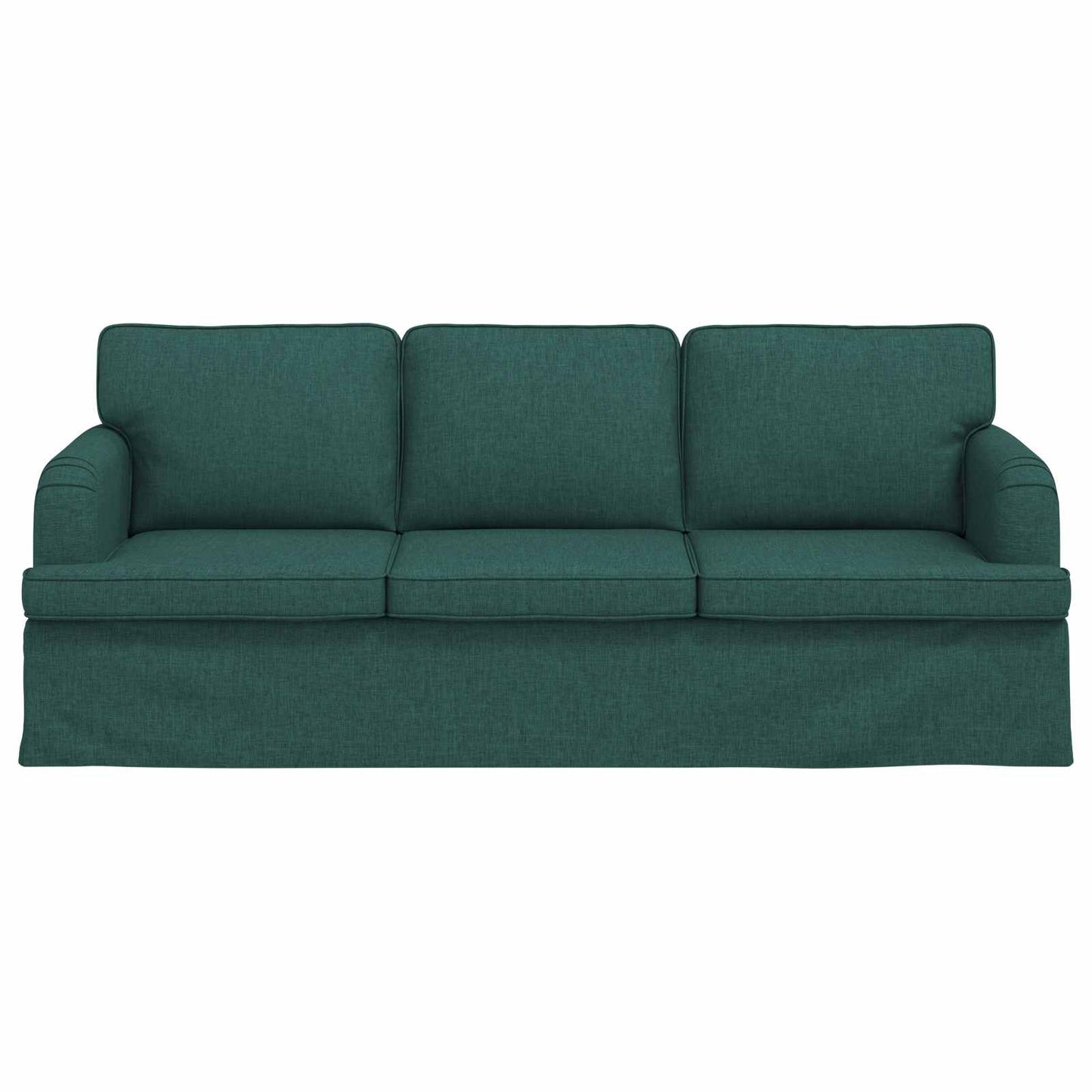 Sofa Dunkelgrün 201 x 80 x 85 cm Stoff