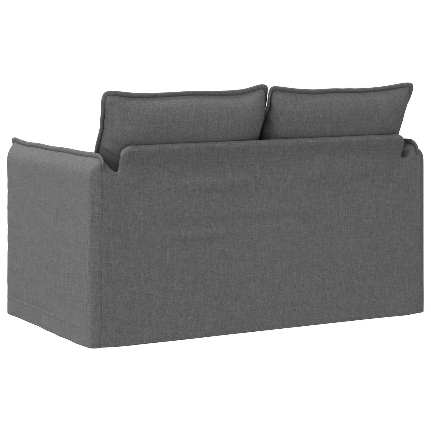 Sofa Dunkelgrau 136 x 82 x 85 cm Stoff