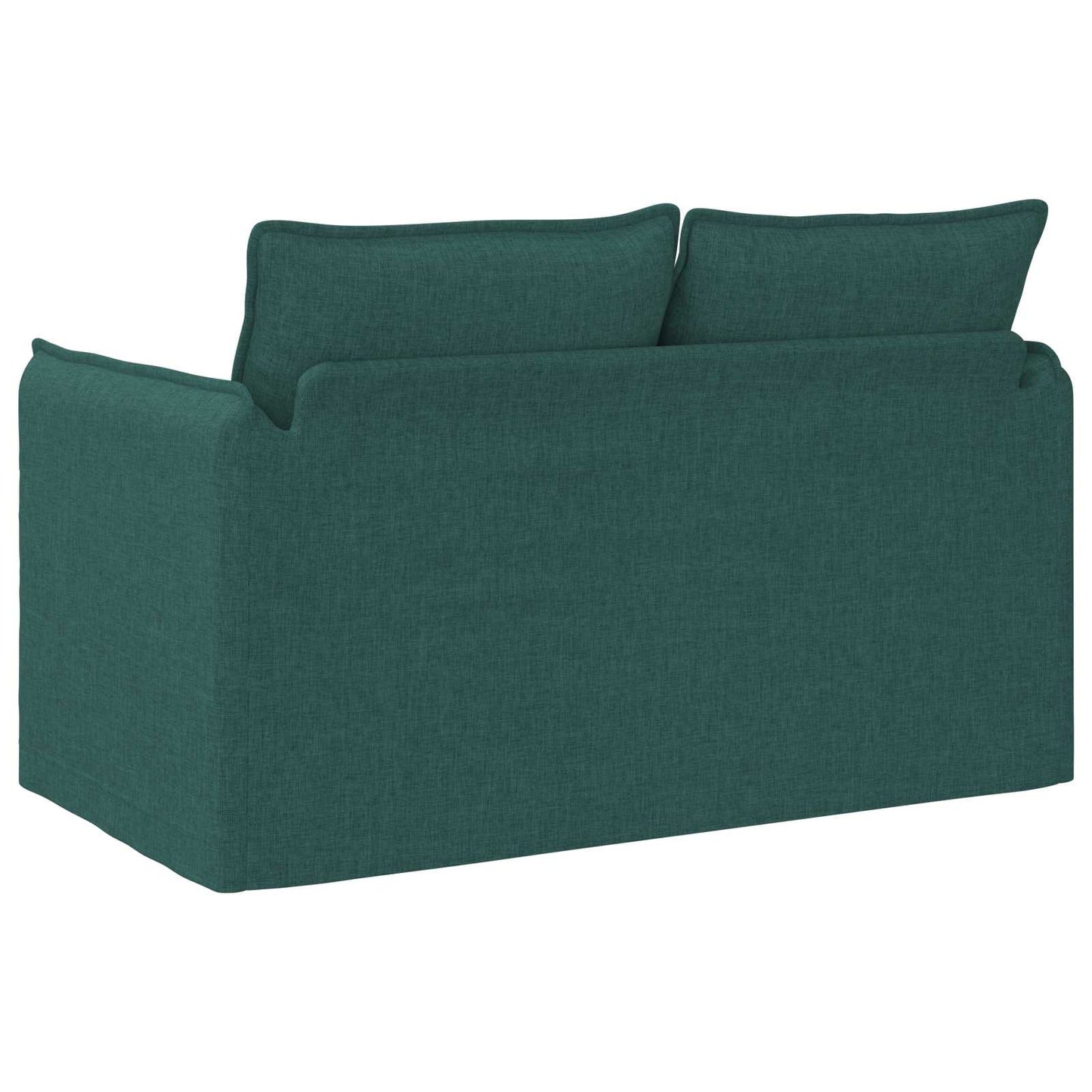 Sofa Dunkelgrün 136 x 82 x 85 cm Stoff