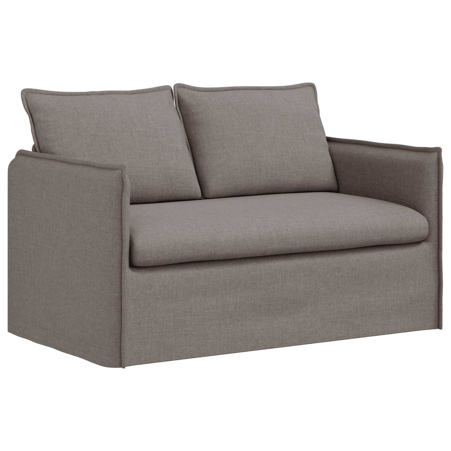 Sofa Taupe 195 x 82 x 85 cm Stoff