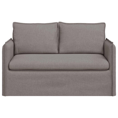 Sofa Taupe 195 x 82 x 85 cm Stoff