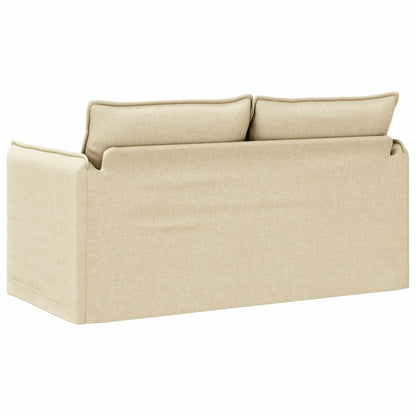 Sofa Creme 156 x 82 x 85 cm Stoff