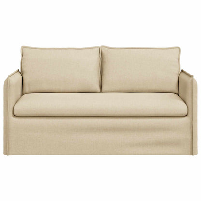 Sofa Creme 156 x 82 x 85 cm Stoff