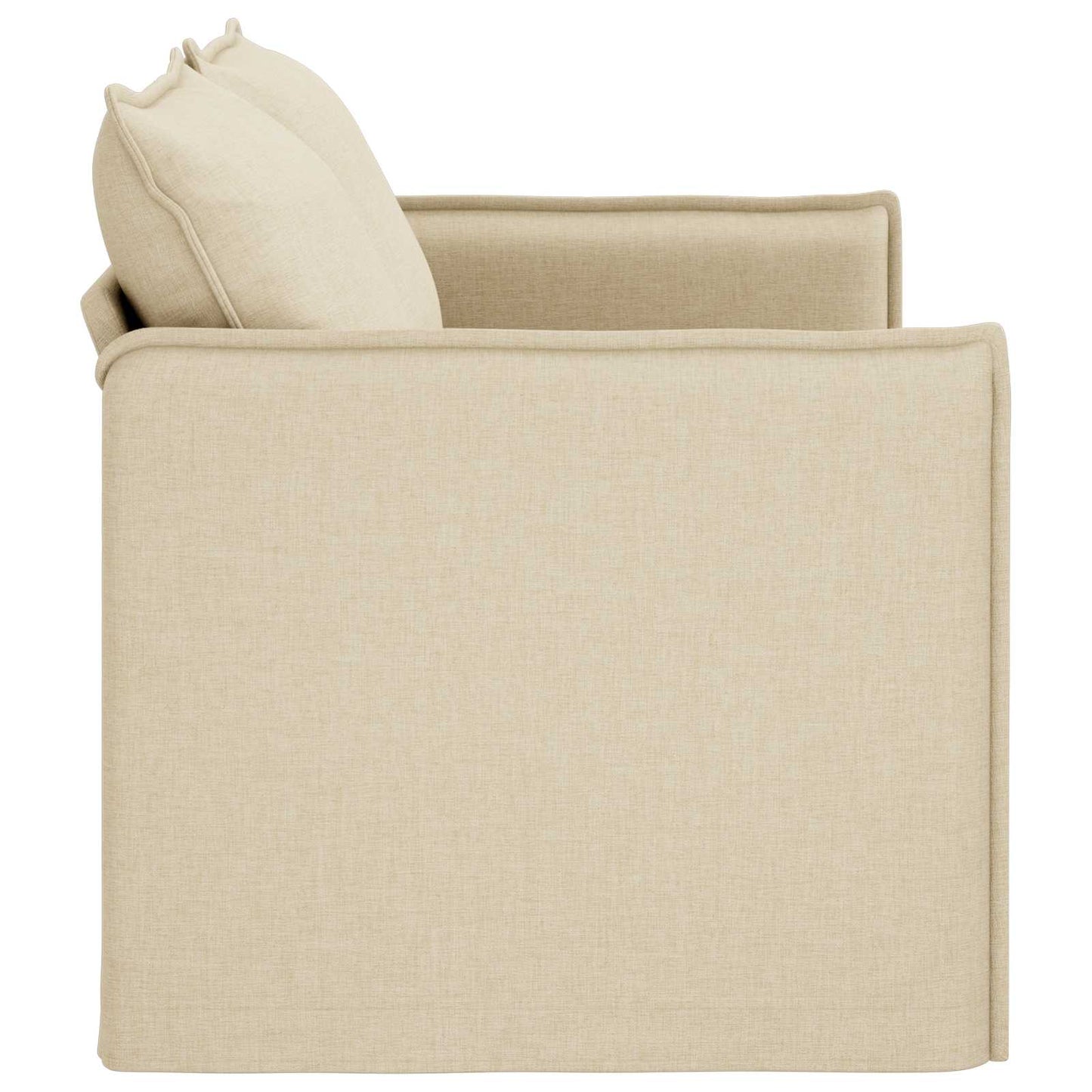 Sofa Creme 156 x 82 x 85 cm Stoff