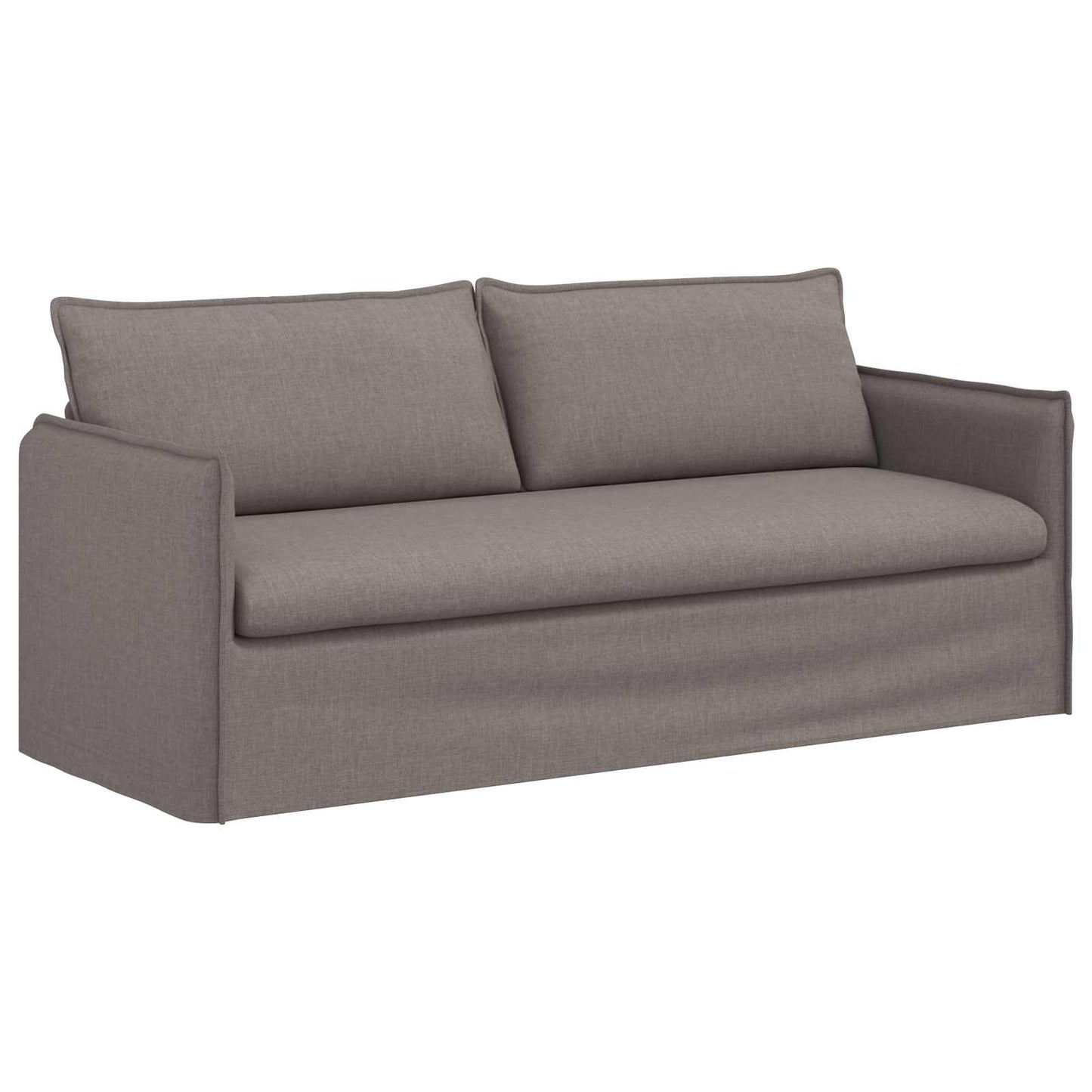 Sofa Taupe 196 x 82 x 85 cm Stoff