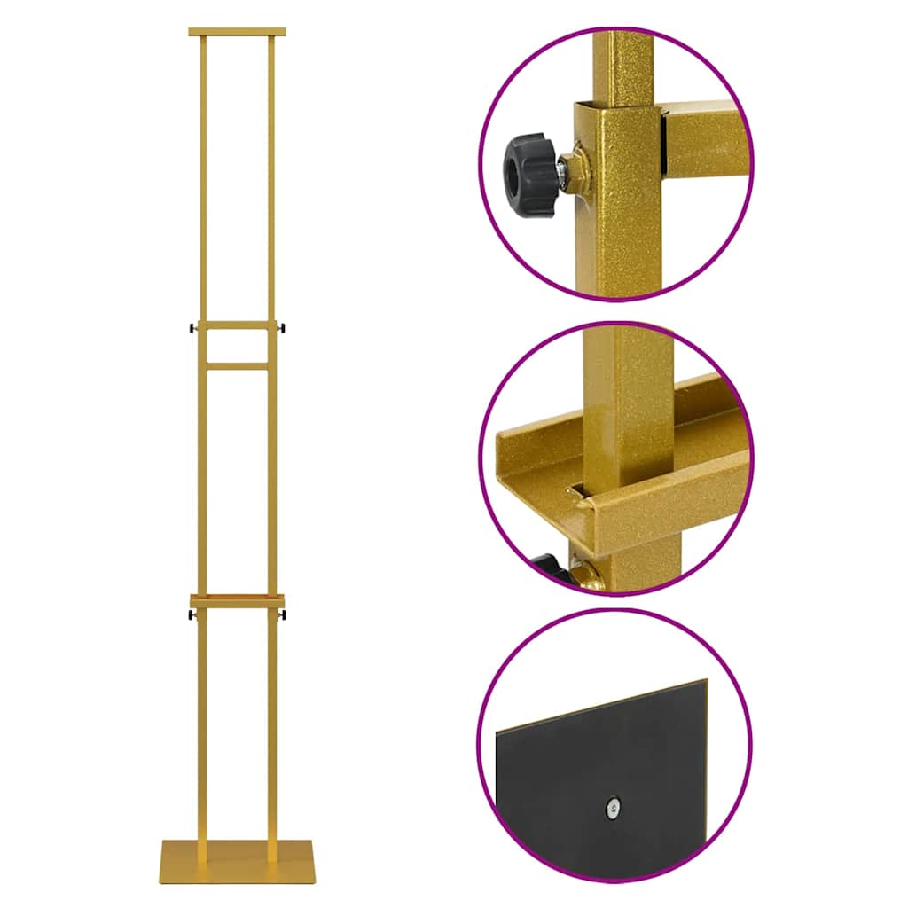 Messestände Gold 30 x 23,5 x 210 cm Stahl