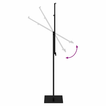 Messestände Schwarz 26,5 x 26,5 x 150 cm Stahl