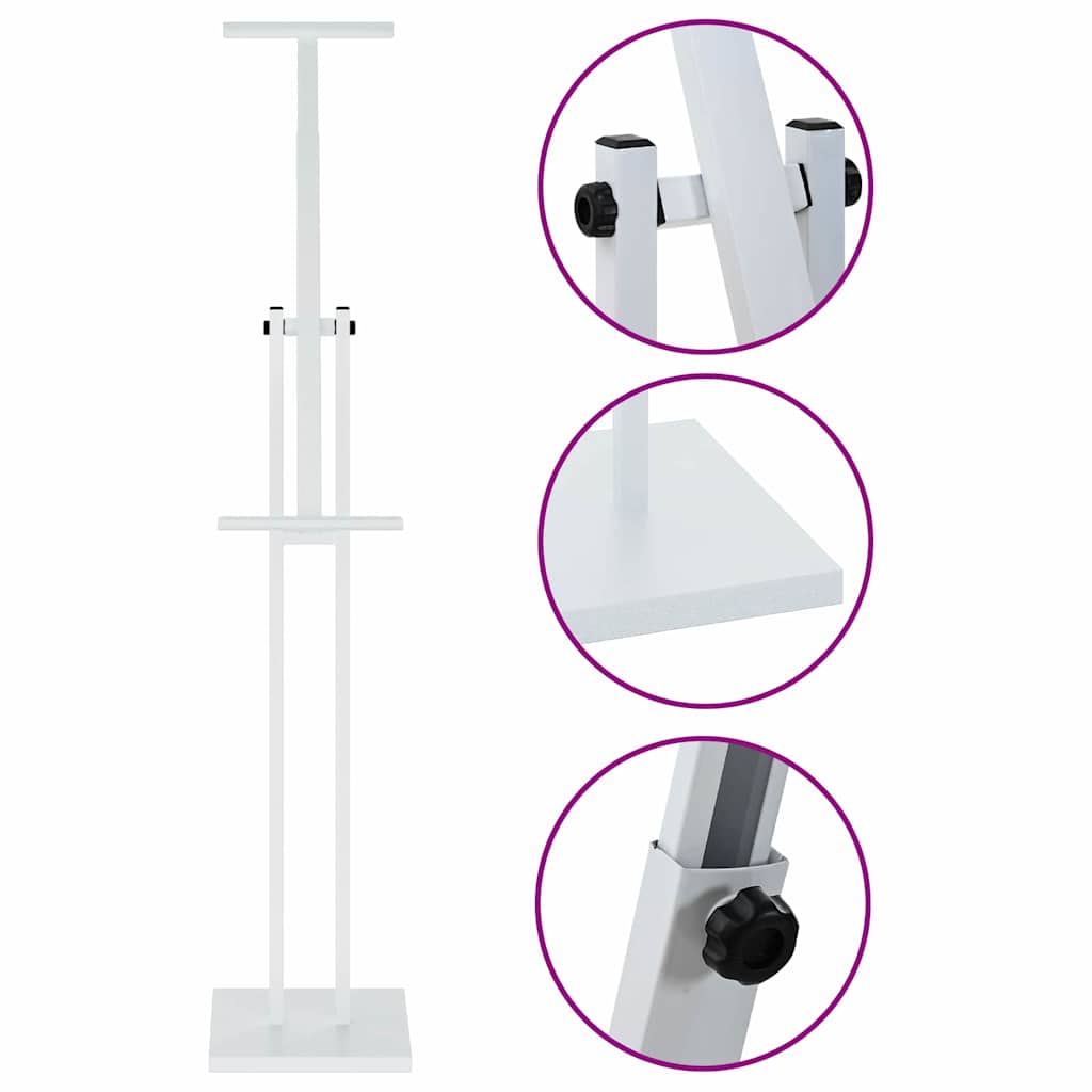 Messestände Weiß 26,5 x 26,5 x 150 cm Stahl
