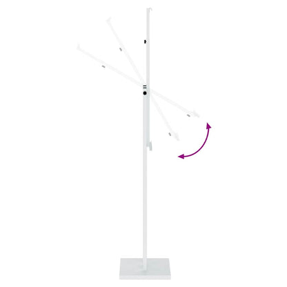 Messestände Weiß 26,5 x 26,5 x 150 cm Stahl