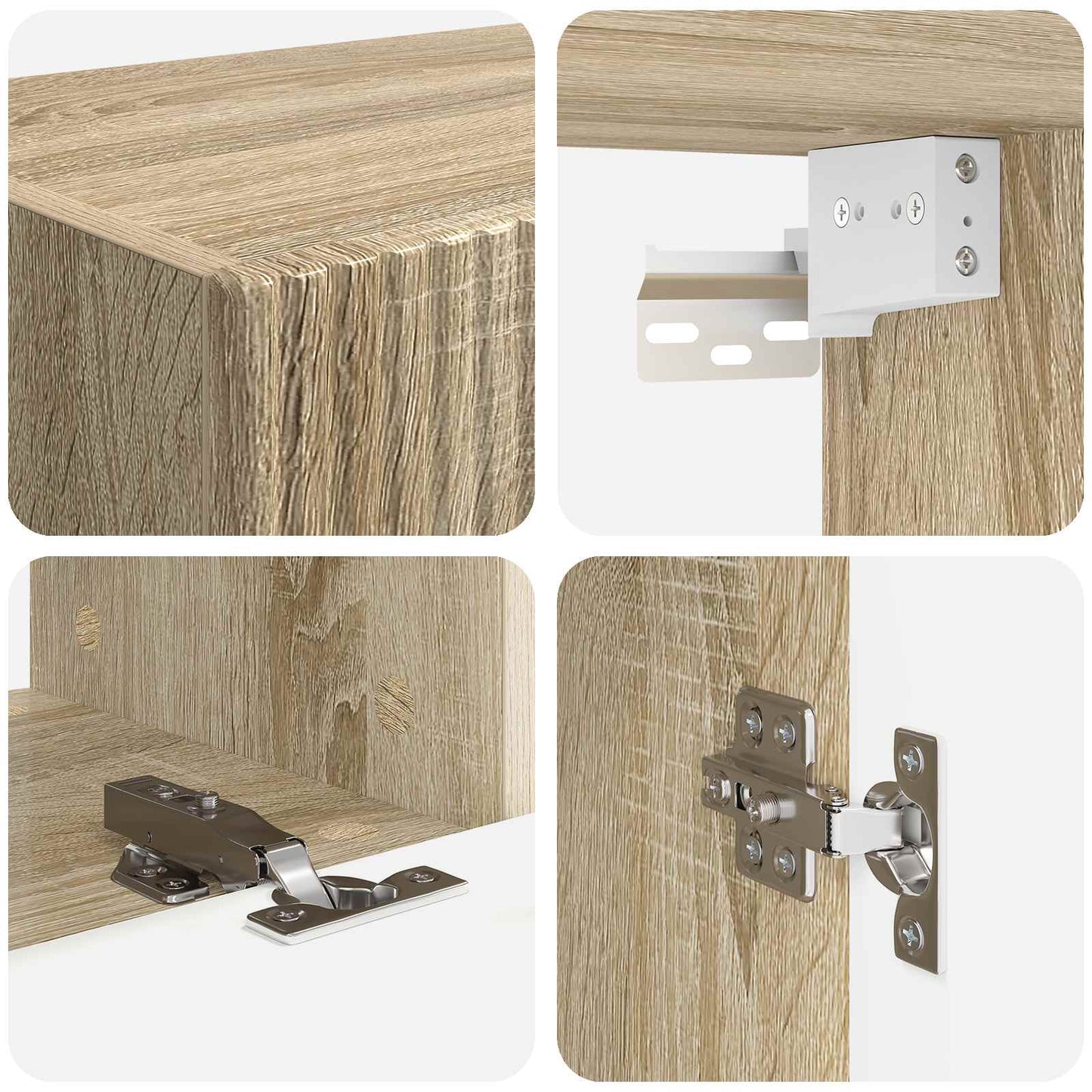 TV-Schrankset 5 pcs Sonoma-Eiche Holzwerkstoff