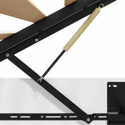 Ottoman Bettgestell Weiß 203 x 100 x 25 cm Holzwerkstoff