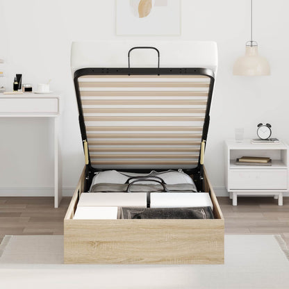 Ottoman Bettgestell Sonoma-Eiche 193 x 120 x 25 cm Spanplatte