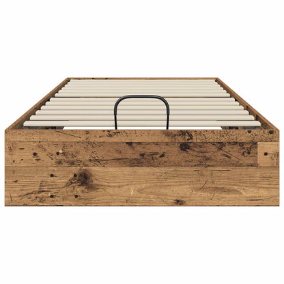 Ottoman Bettgestell Altholz 203 x 100 x 25 cm Holzwerkstoff