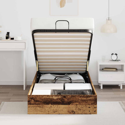 Ottoman Bettgestell Altholz 80,5 x 200 cm Holzwerkstoff