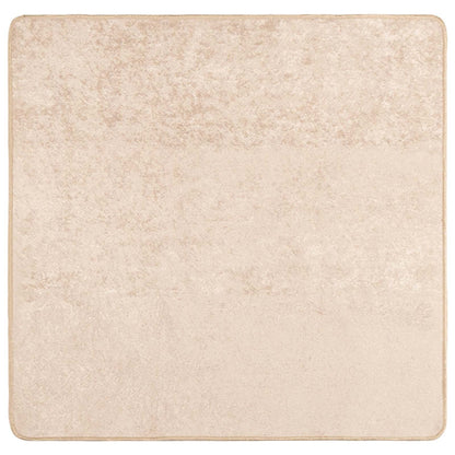 Teppichläufer MARSA Creme 100 x 100 cm Polyester und PVC