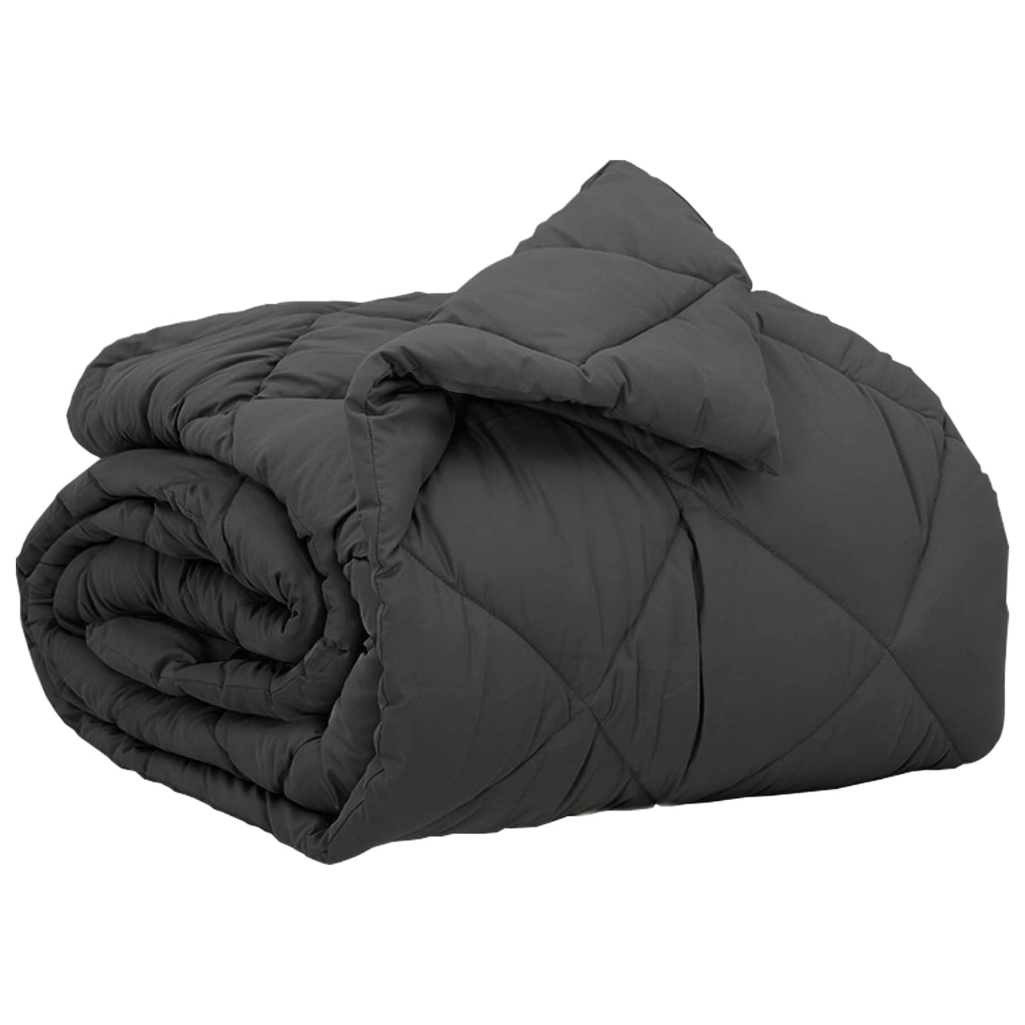 Ganzjahresbettdecke Anthrazit 220 x 135 cm Mikrofaser