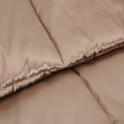 Sommerdecke Gold 200 x 140 cm Satin und Mikrofaser