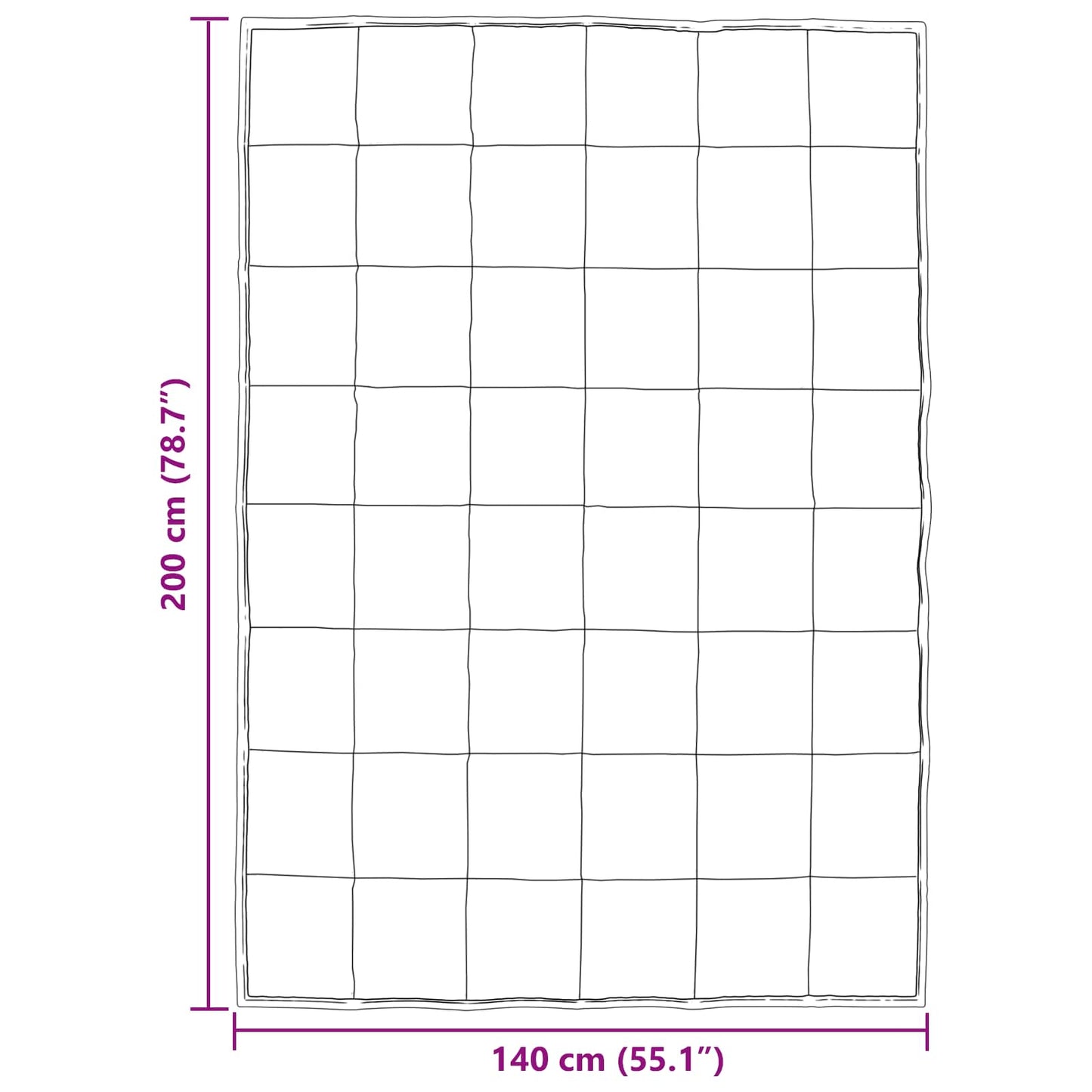 Sommerdecke Gold 200 x 140 cm Satin und Mikrofaser