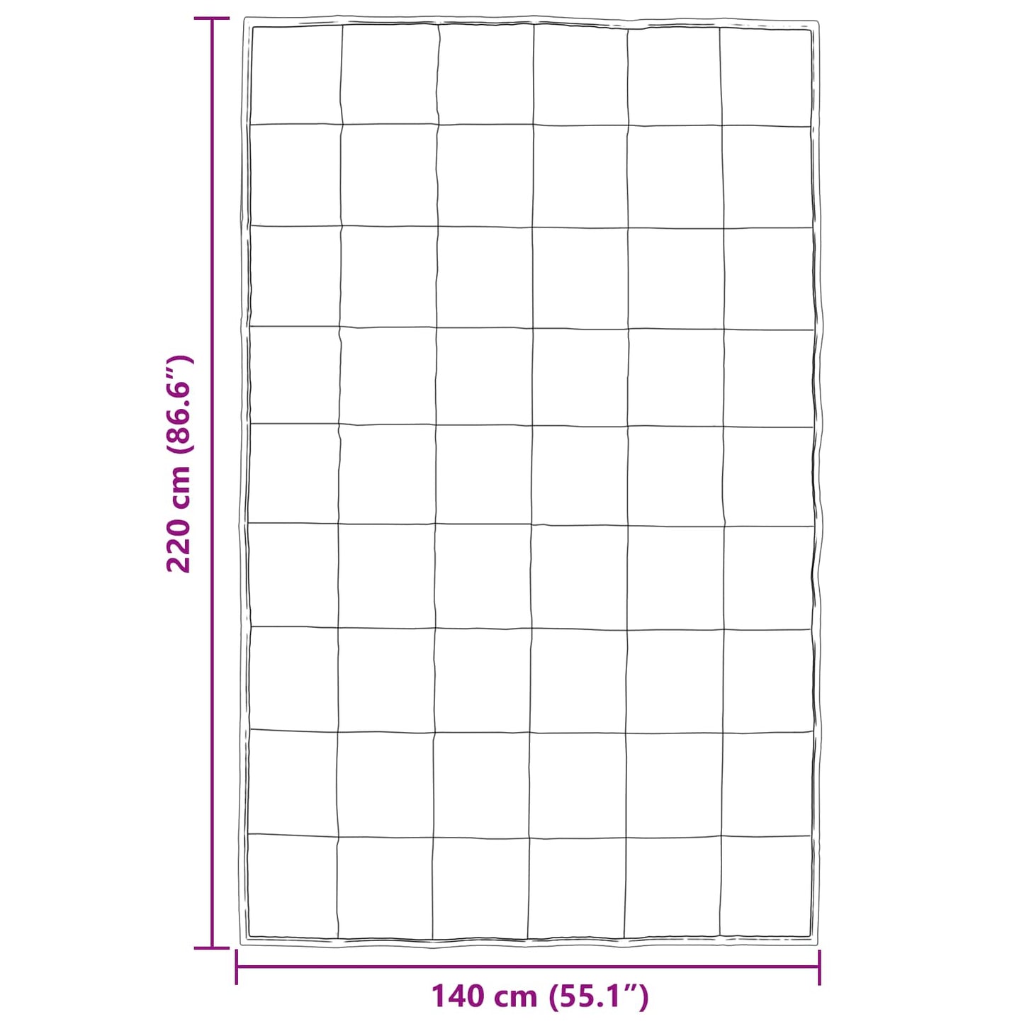 Sommerdecke Gold 220 x 140 cm Satin und Mikrofaser