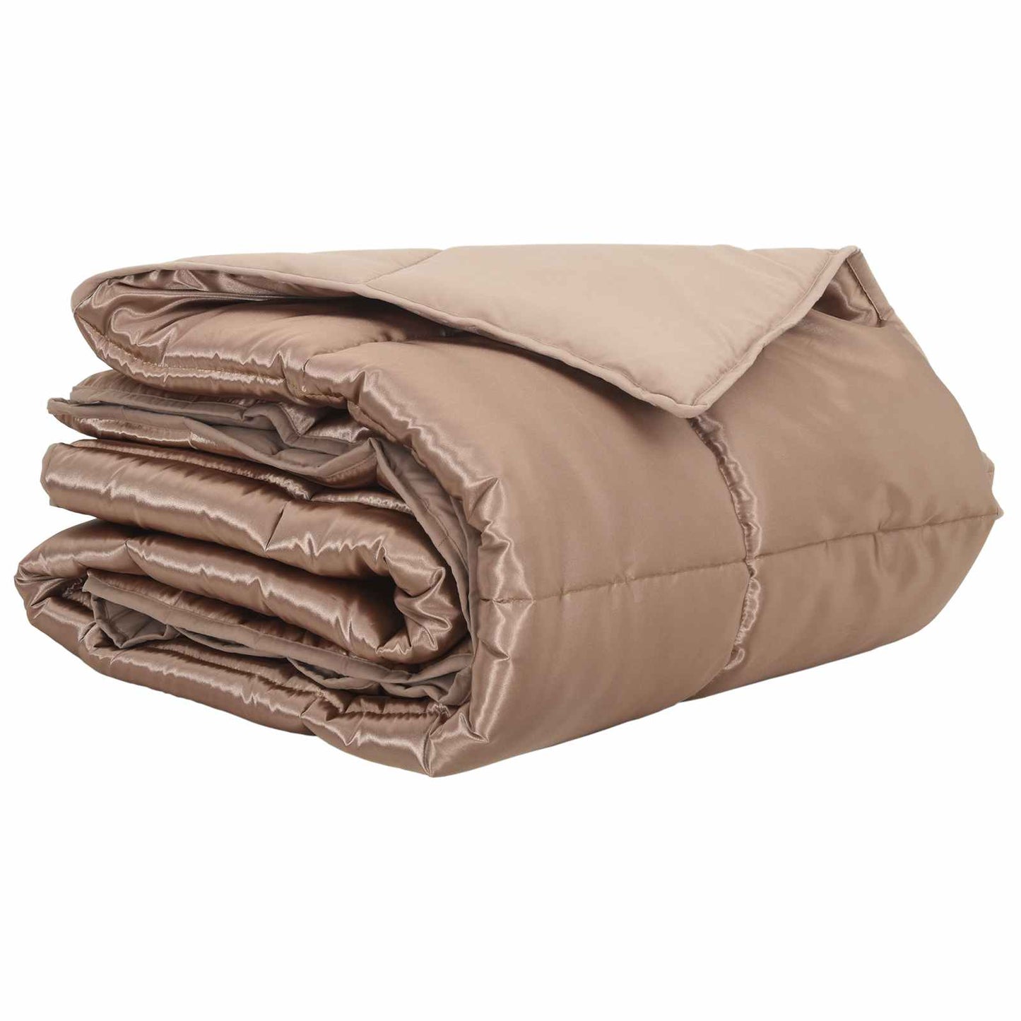 Sommerdecke Gold 220 x 240 cm Satin und Mikrofaser