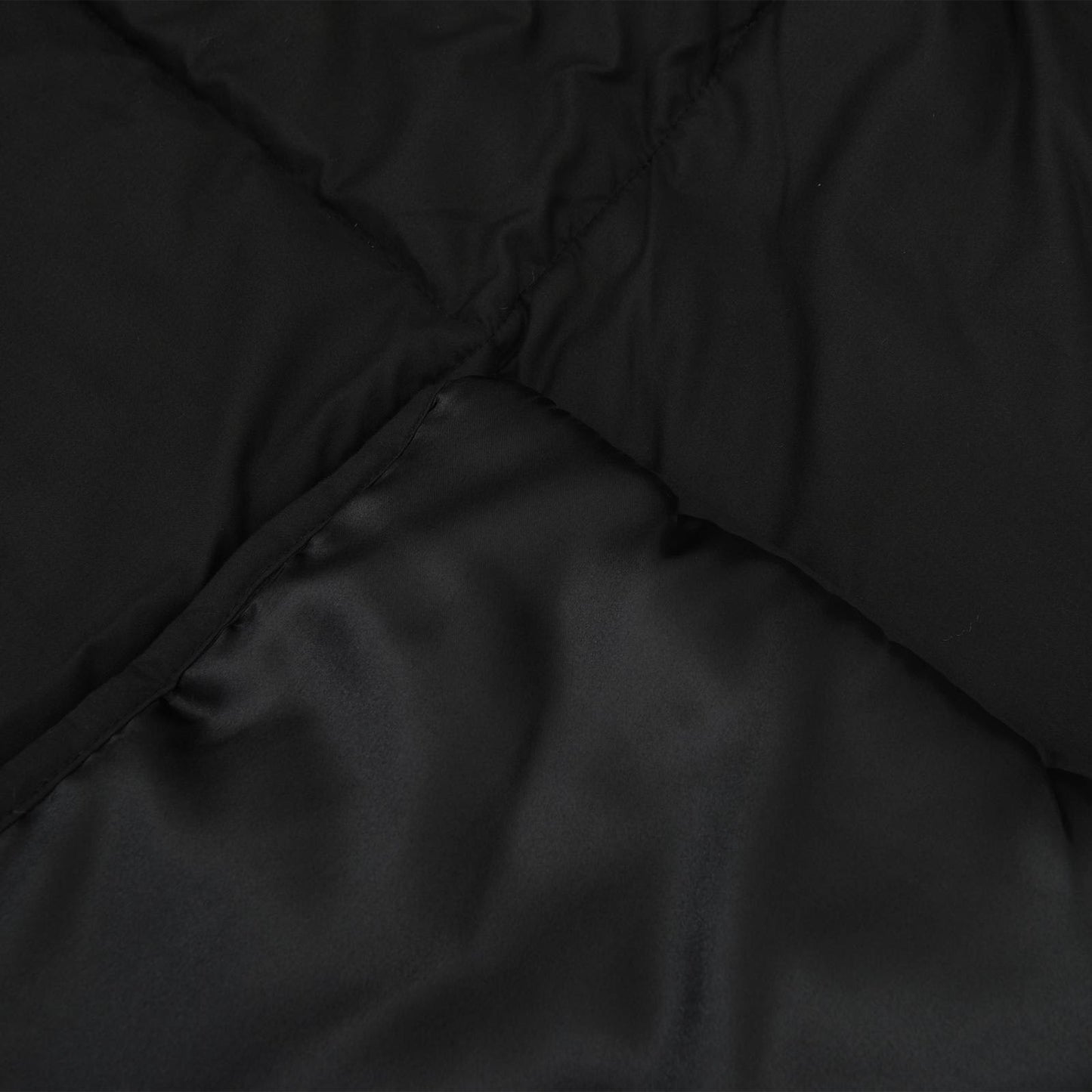 Ganzjahresbettdecke Schwarz 220 x 155 cm Satin und Mikrofaser