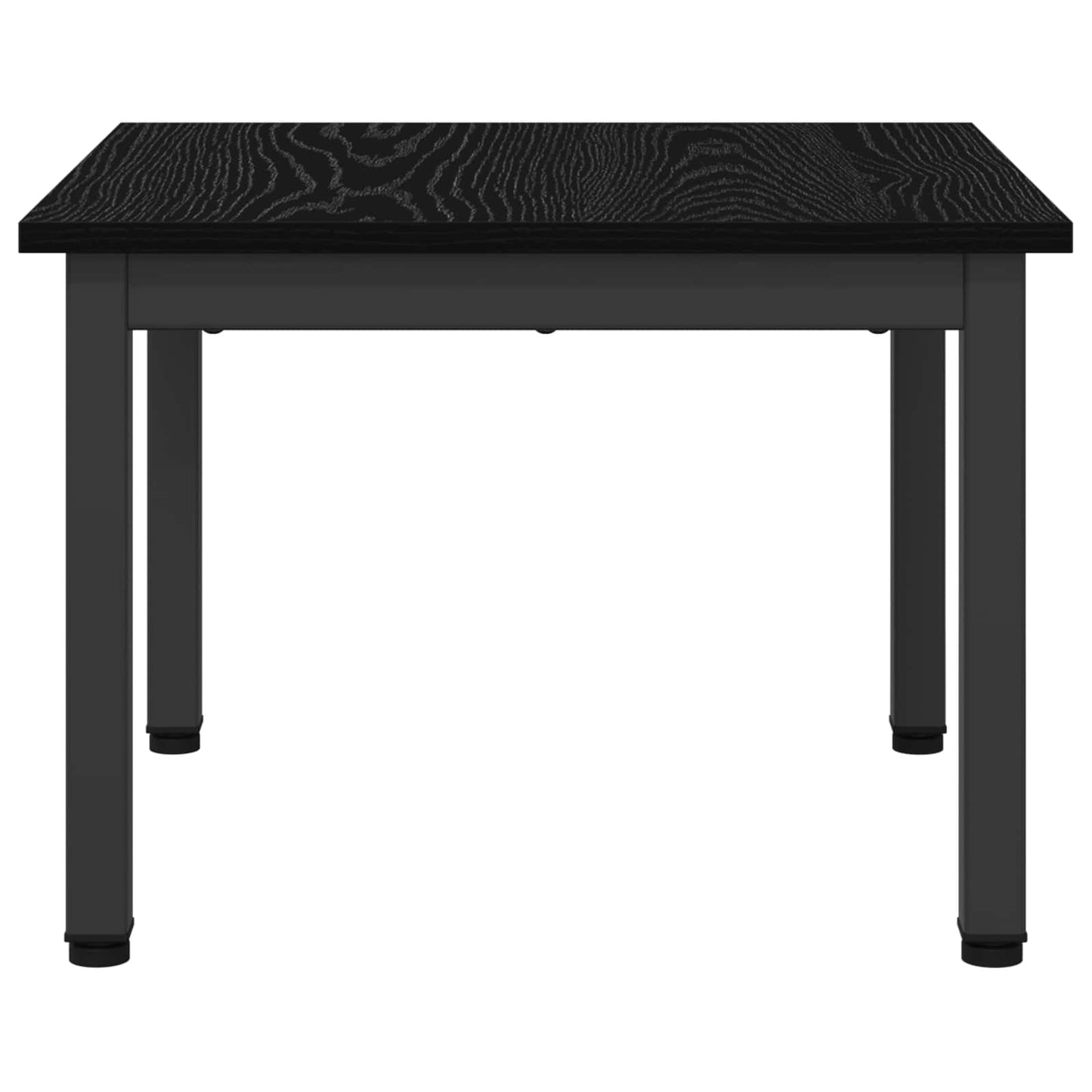 Couchtisch Schwarz Eichen-Optik 50 x 50 x 36 cm Holzwerkstoff