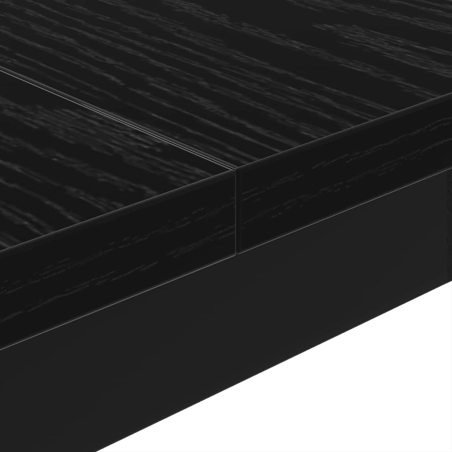 Couchtisch Schwarz Eichen-Optik 100 x 100 x 45 cm Holzwerkstoff