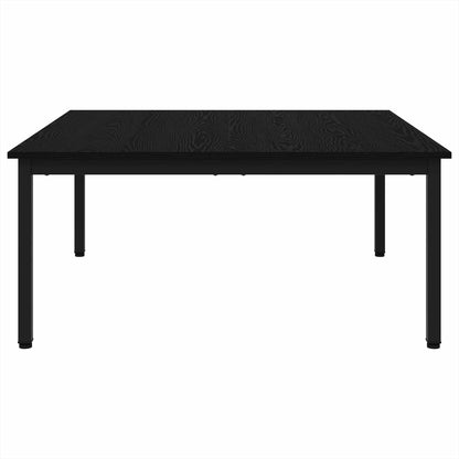 Couchtisch Schwarz Eichen-Optik 100 x 100 x 45 cm Holzwerkstoff