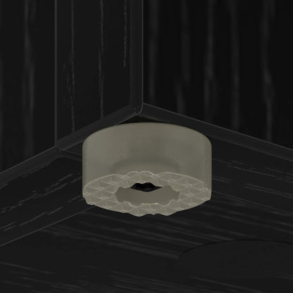 Sonnenschirmhalter Schwarz Eichen-Optik 25 x 24,5 x 64 cm