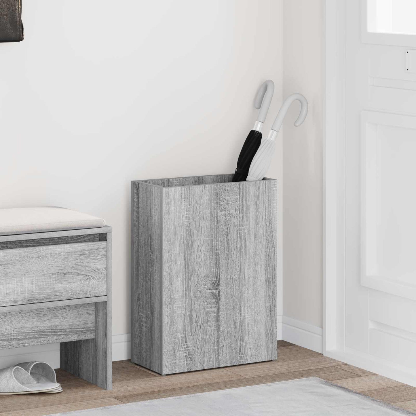 Sonnenschirmhalter mit Speicher Graues Sonoma 40 x 20 x 55,5 cm