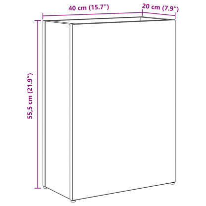 Sonnenschirmhalter mit Speicher Artisan-Eiche 40 x 20 x 55,5 cm