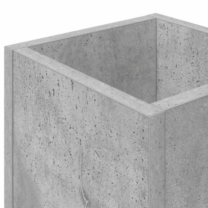 Sonnenschirmhalter Beton Grau 20 x 20 x 55,5 cm Holzwerkstoff