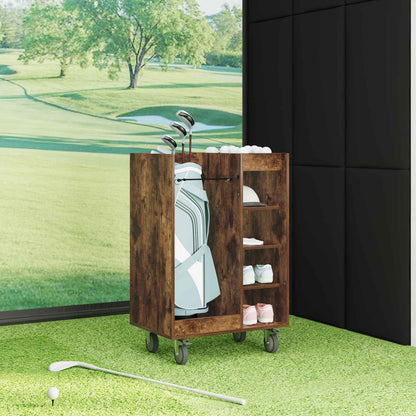 Golf Schrank Mit Rad Uni Geräucherte Eiche 65 x 45 x 98 cm