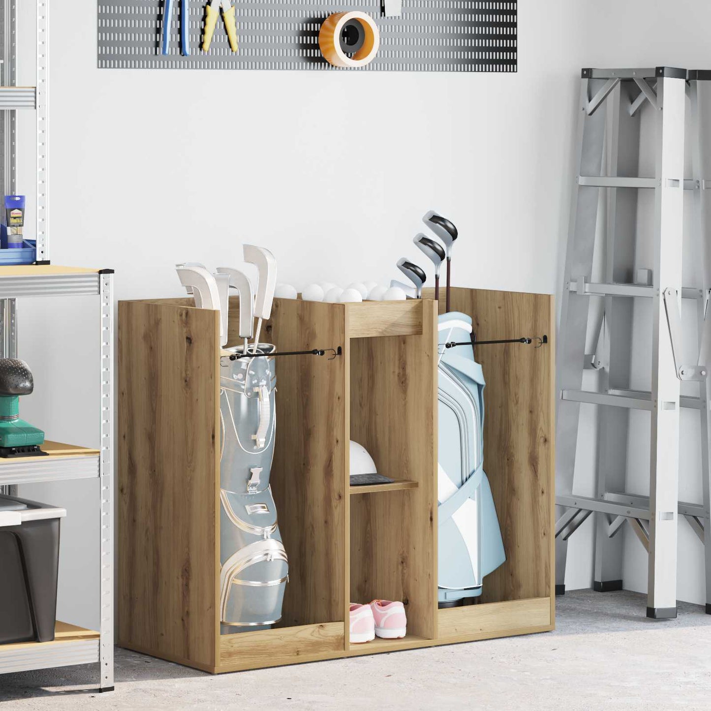 Golf Schrank Uni Artisan-Eiche 102 x 45 x 85,5 cm