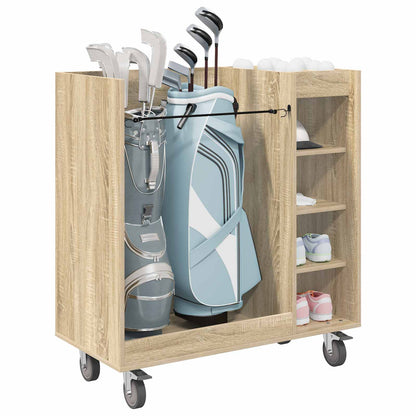 Golf Schrank Mit Rad Uni Sonoma-Eiche 90 x 45 x 98 cm