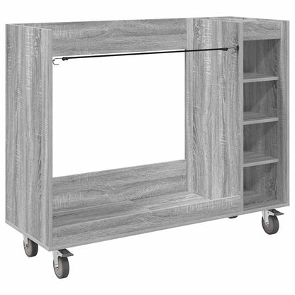 Golf Schrank Mit Rad Uni Graues Sonoma 120 x 45 x 98 cm