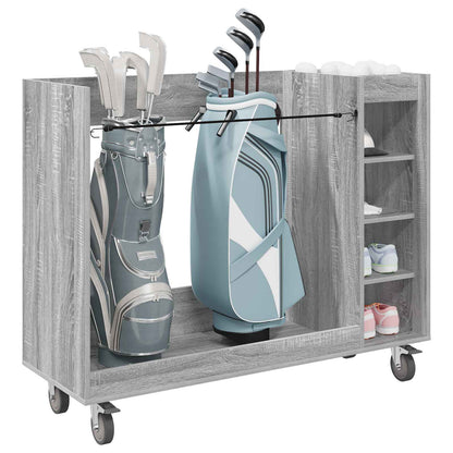 Golf Schrank Mit Rad Uni Graues Sonoma 120 x 45 x 98 cm
