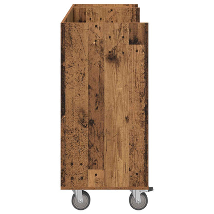 Golf Schrank Mit Rad Uni Altholz 120 x 45 x 98 cm