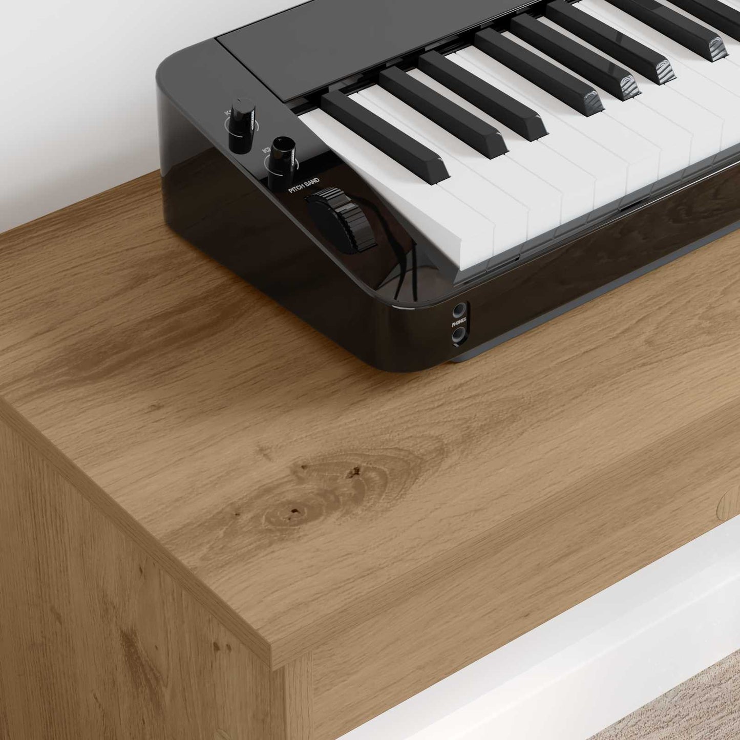 Klavierständer Artisan-Eiche 120 x 32 x 64 cm Holzwerkstoff