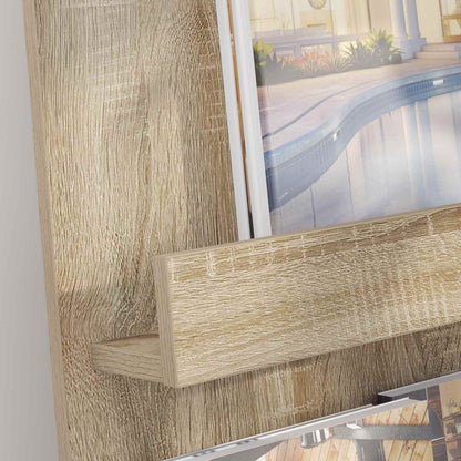 Magazinregal Sonoma-Eiche 43 x 11 x 102 cm Holzwerkstoff