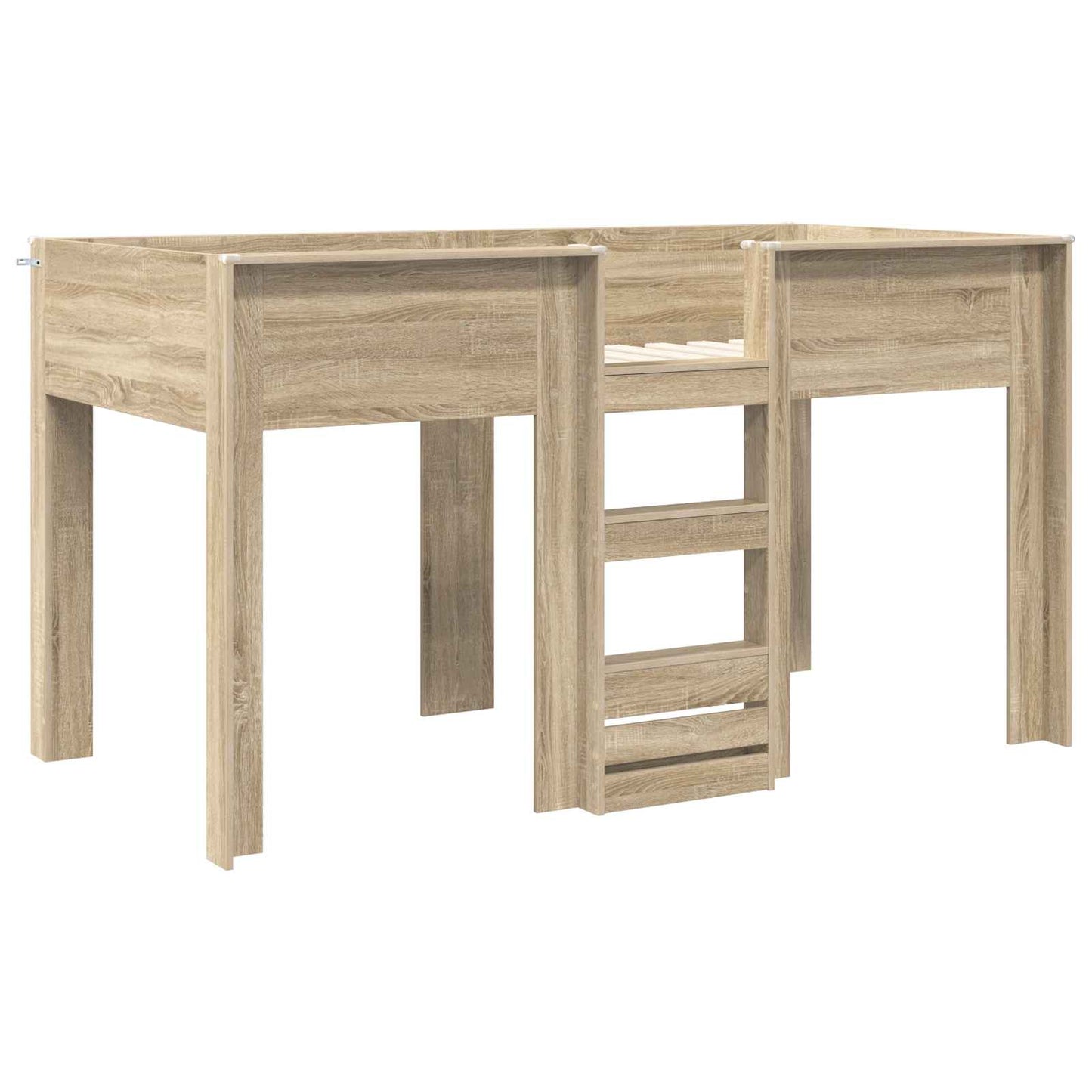 Etagenbett für Kinder Sonoma-Eiche 100 x 200 cm Holzwerkstoff
